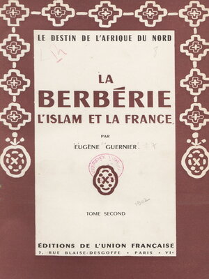 cover image of La Berbérie, l'Islam et la France